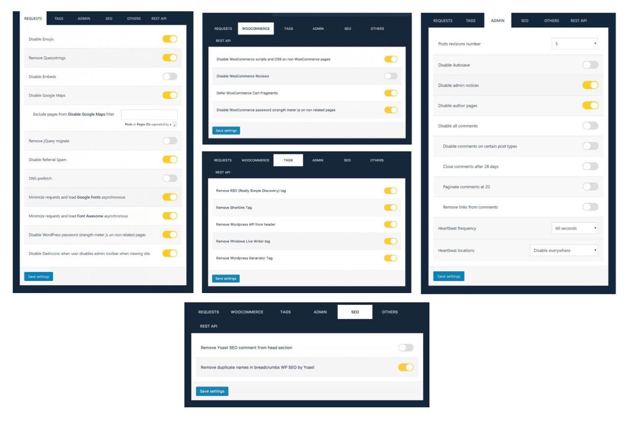 Screenshot de WP Disable Plugin