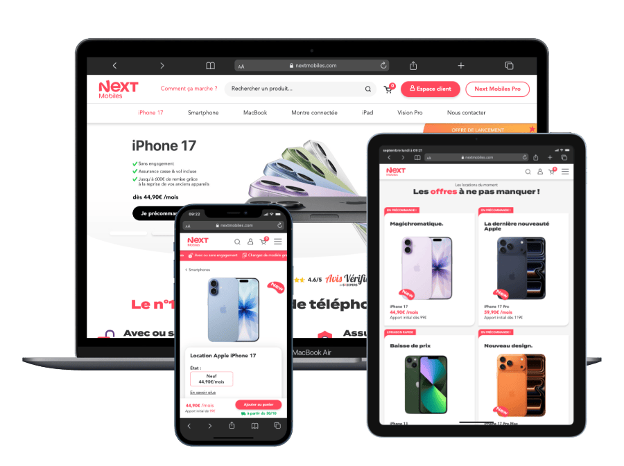 Mockup Next Mobiles